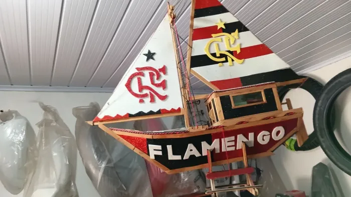 Lindo barco artesanal