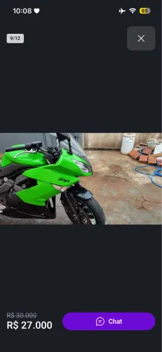 2012 Kawazaki ninja 650r