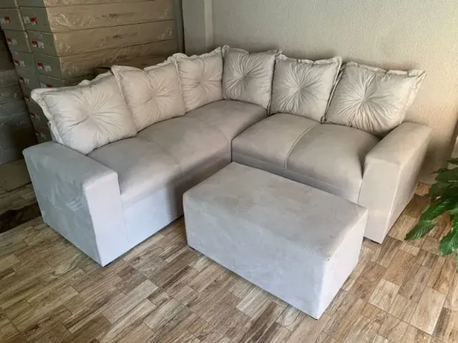 Sofá PARIS C/ PUFF PROMOÇÃO