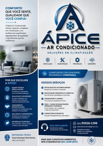 Instalação é manutenção em aparelhos de ar condicionado