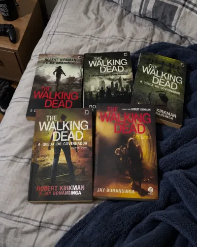 coleção the walking dead 5 livros