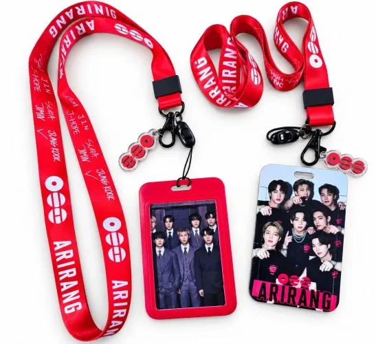 Photo Holder BTS ARIRANG Porta Crachá K-Pop Presente para ARMY Porta Cartão