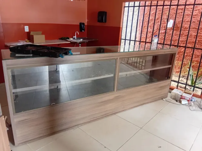 Expositor vitrine natural 2.75 x1.00 x50