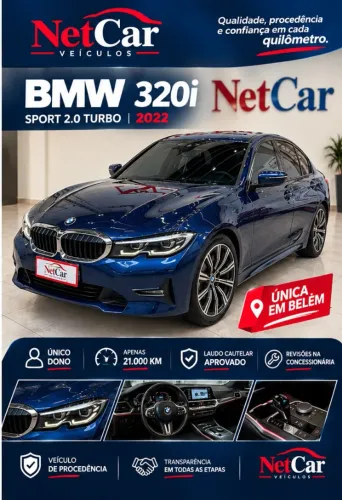BMW 320I A 2.0 Turbo/activeflex 16V 184cv 4P 2022