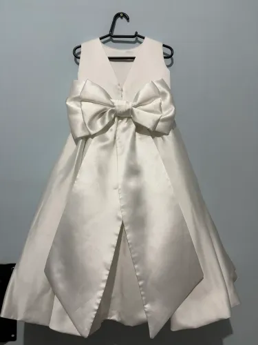 Vestido de Daminha Alta Costura (TAM 4) - Ateliê Petite Fleur
