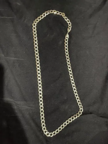 Cordão de prata 9mm