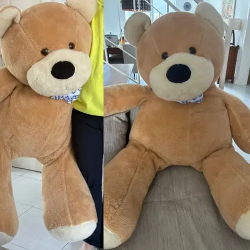 Urso de pelúcia gigante 4,6kg - 122cm x 86cm, dia dos namorados