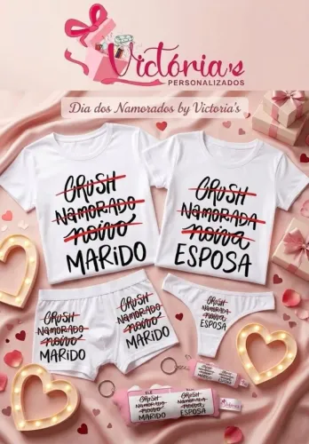 Presentes personalizados dia dos namorados