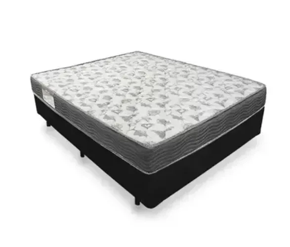Cama Box Casal Completa com Colchão Graphite