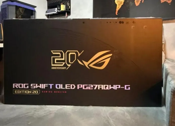 Monitor 27 ASUS ROG OLED PG27AQWP-G Edition 20 540Hz com Nota Kabum e Garantia até 2029