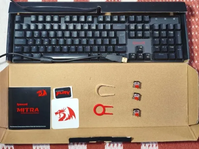 Teclado Mecânico Redragon Mitra K551-1 - Completo na Caixa