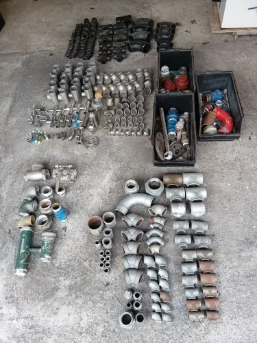 LOTE DE CONEXÕES EM INOX AÇO CARBONO E TUPY