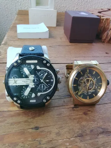 Relógios diesel dz7313 e chilli beans