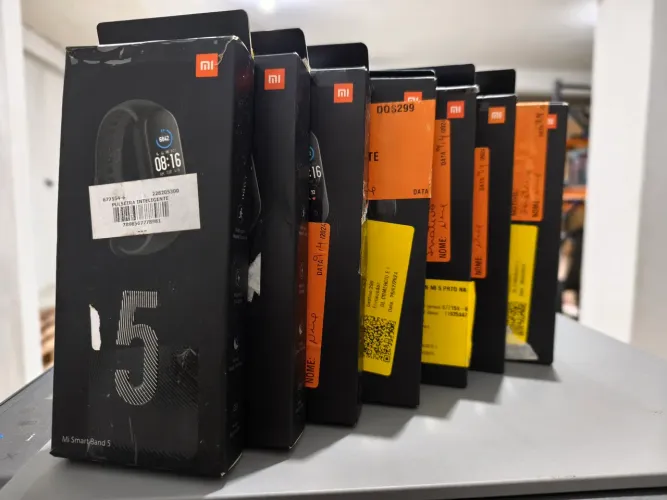 Lote com 7 Mi SmartBand 5 Xiaomi original