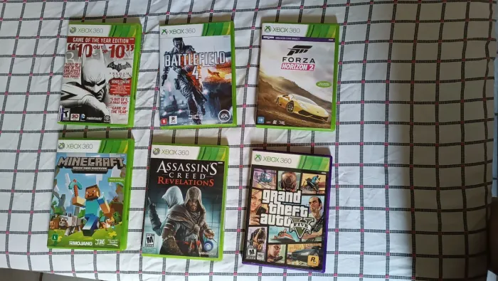 Jogos para Xbox 360 (Valor por unidade)