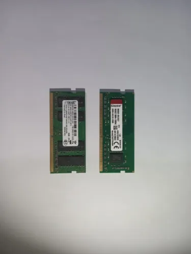 Kit 16GB (2x8GB) Memória RAM Notebook DDR4 2133MHz (Kingston e Smart)