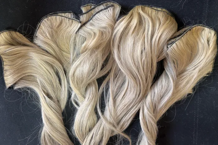 Mega Hair vietnamita loiro mesclado 