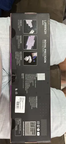Teclado Warrior Royal Precision Iluminação RGB PB - TC314
