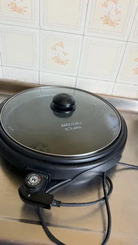 Grill elétrico redondo