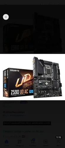 Kit i7 7700k + 32gb Corsair 2x16 + gigabyte 1200 z590 gaming X