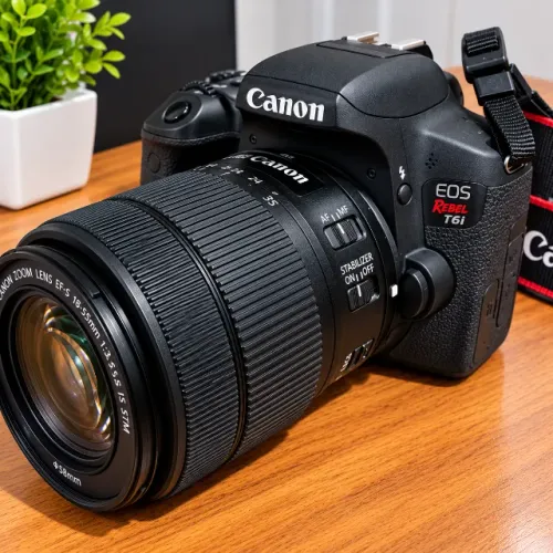 Câmera fotográfica T6i kit pra iniciantes na fotografia