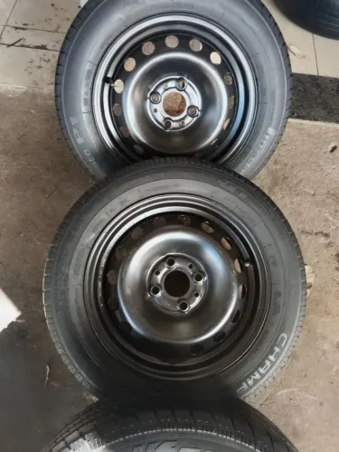 4 rodas aro 14 de ferro furacão 4/98 originais da Fiat, uno , Palio, Moby, Strada,