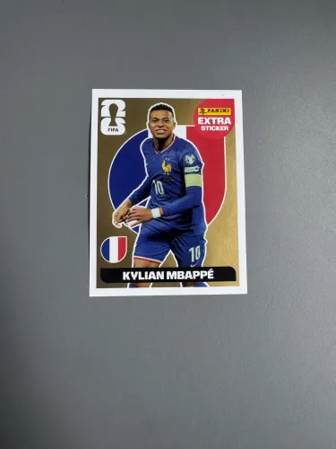 Figurinha Legend do Mbappe Ouro Copa 2026 Panini