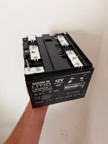 Bateria de lítio 100 amperes 13.3v