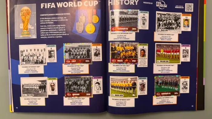 Álbum da copa capa dura 2026 completo