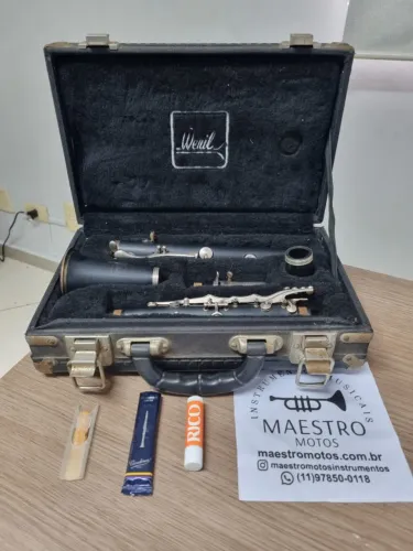 Clarinete Weril 17 Chaves Sib - Parcelo no cartão - Envio p/ todo Brasil - OLX PAY
