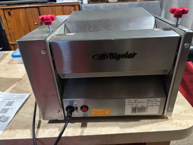 Cilindro de Massas Conjugado Bigolar Inox 1/3CV Bivolt