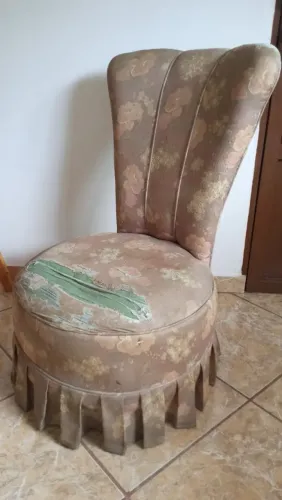 Poltrona princesa precisa estofar