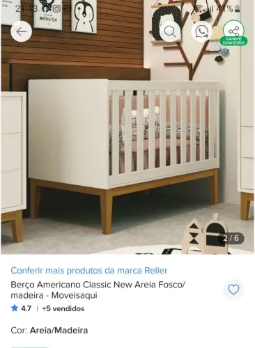 Berço Cama Classic New Areia 