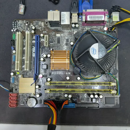 Placa Mae P5KPL-AM + Core 2 Duo + 4gb