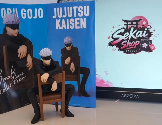 Action figure - Satoru Gojo<br>Valor - R$84