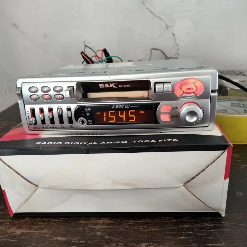 Rádio toca fitas BAK JAPAN 230EQ novo