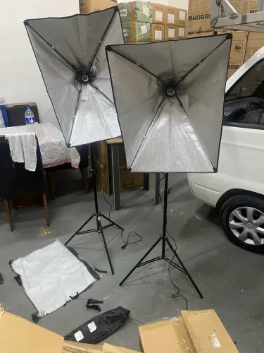 Softbox iluminação fotografia vídeo
