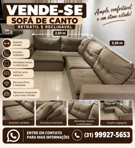 Sofá de Canto