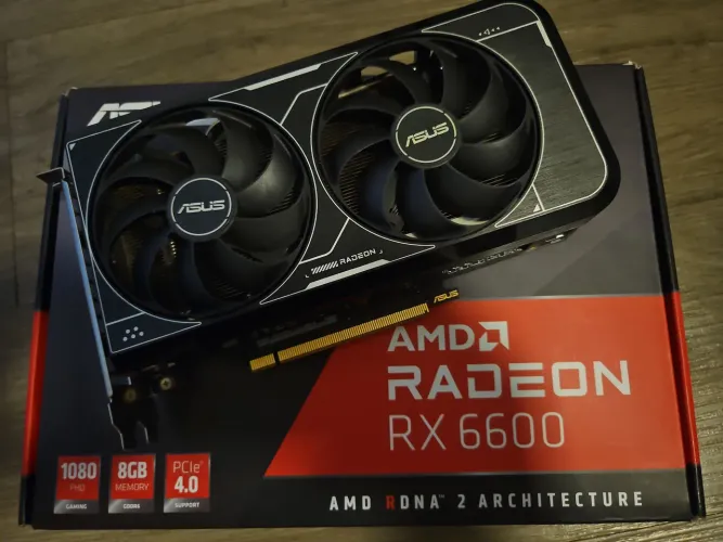 RX 6600 8GB - ASUS - NOVÍSSIMA
