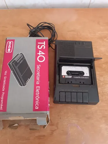 secretária eletrônica vintage