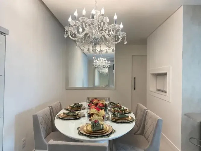 Lustre de Cristal Legítimo 12 Braços | Luxo Clássico | Sala de Jantar