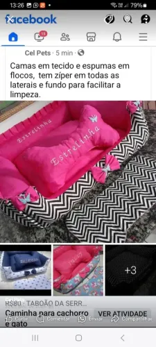 Cama para gato e cachorro 