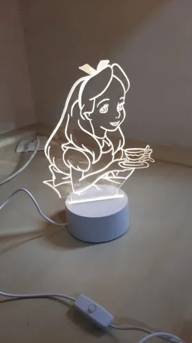 Luminária Led 3D