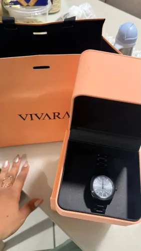 Relógio vivara preto