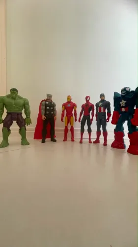 Kit 6 Bonecos Marvel Vingadores