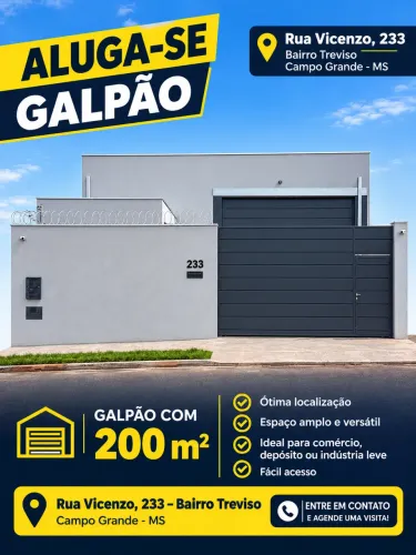 Galpão livre para Locação