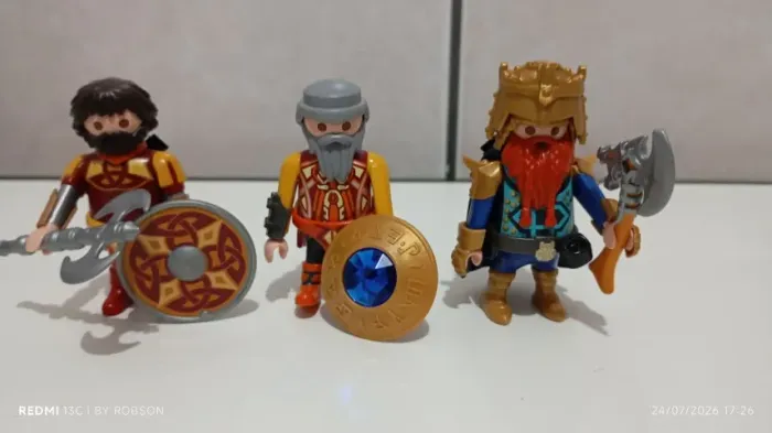 Playmobil guerreiros anão