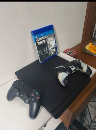Console Playstatiton 4 1tb Slim + Controle Dualshock 4 CUH2214B - Sony