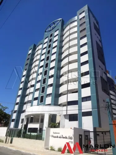 Apartamento Mirante de Ponta Negra, 2 quartos, sendo 1 suíte, lado da sombra, 53m².