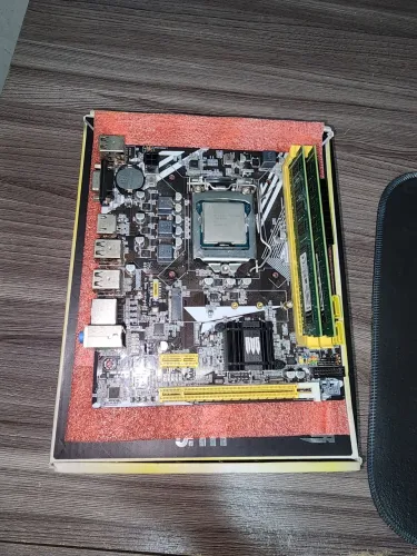 Kit placa mãe, cpu, memória ram e cooler
